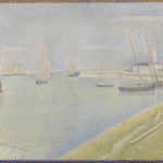 Georges Seurat - Le chenal de gravelines direction de la mer